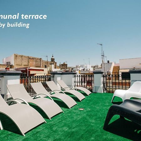 Hostly Acetres 1B-2B Center-Fibre-Conmunal Terrace-Parking Optional Siviglia Esterno foto